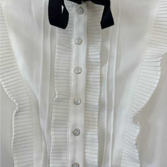 Ted Baker Black and White Midi Dress - Picture 4 of 16